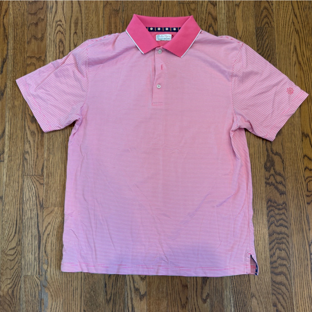 Ben Hogan Pink Polo with Navy Accents